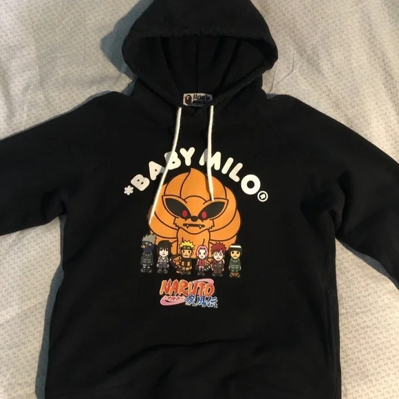 Bape | Shirts | Bape X Naruto Hoodie | Poshmark 